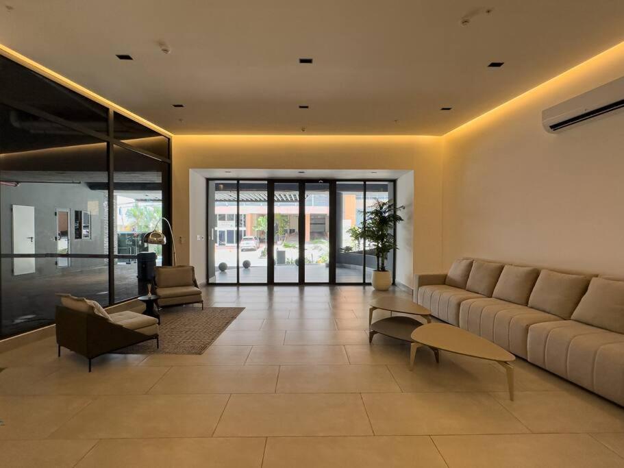 Posezení v ubytování Isthmus Concept Apartment