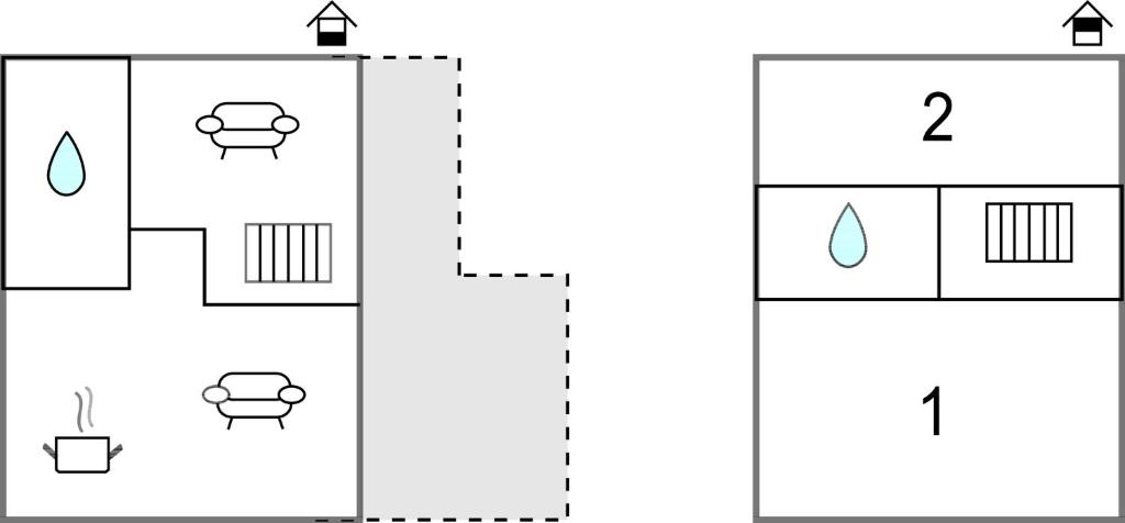 a schematic diagram of the experimental setup at 2 Bedroom Lovely Home In Plogoff in Plogoff