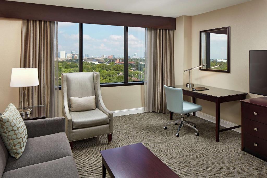 Hilton Houston Plaza/Medical Center - Suite Deluxe Avec Deux Lits Doubles Et Vue