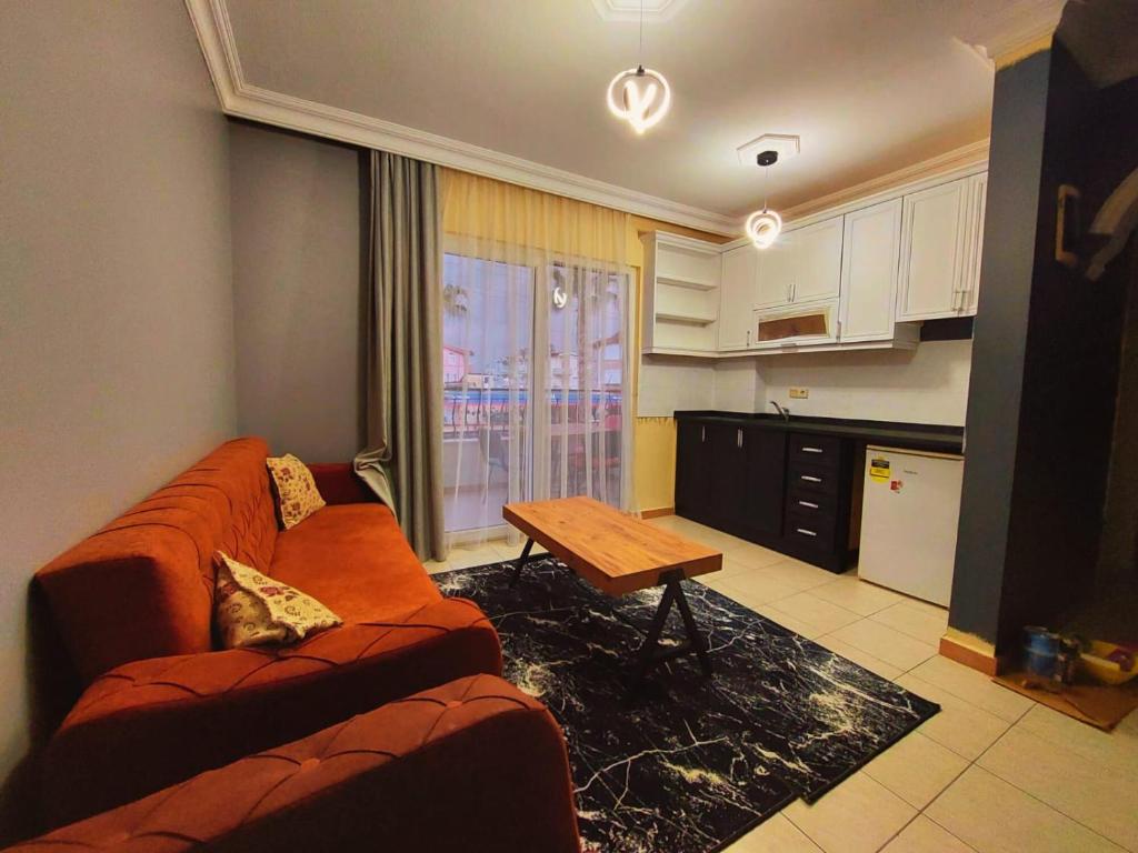Kuchyň nebo kuchyňský kout v ubytování Summer rose hotel