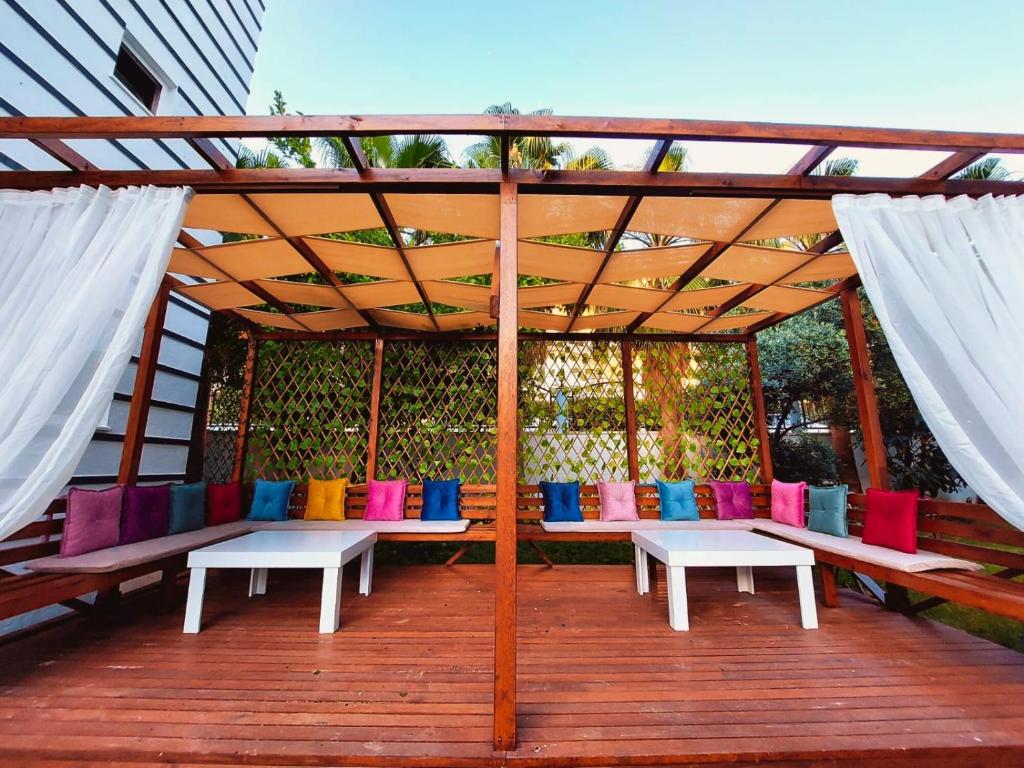 Patio nebo venkovní prostory v ubytování Summer rose hotel