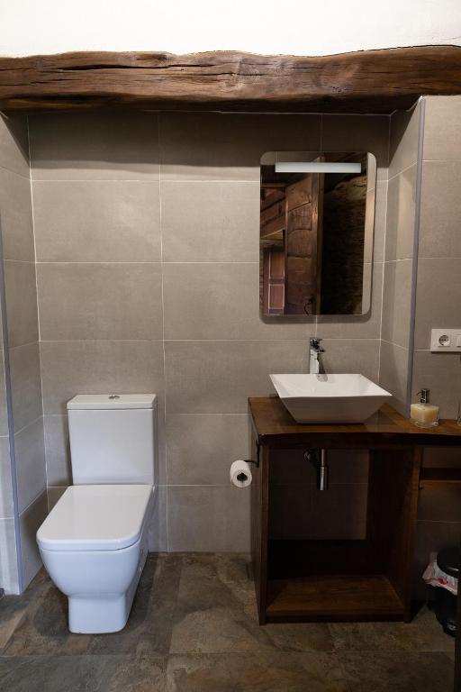Koupelna v ubytování Casa Liñeiras