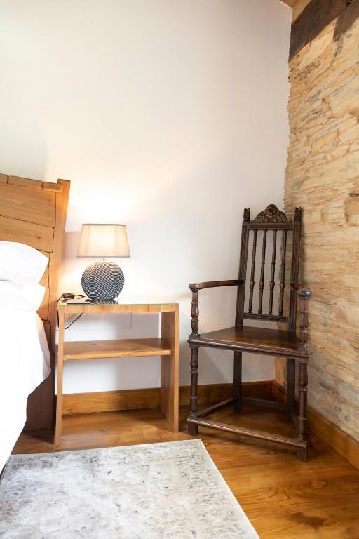 Postel nebo postele na pokoji v ubytování Casa Liñeiras