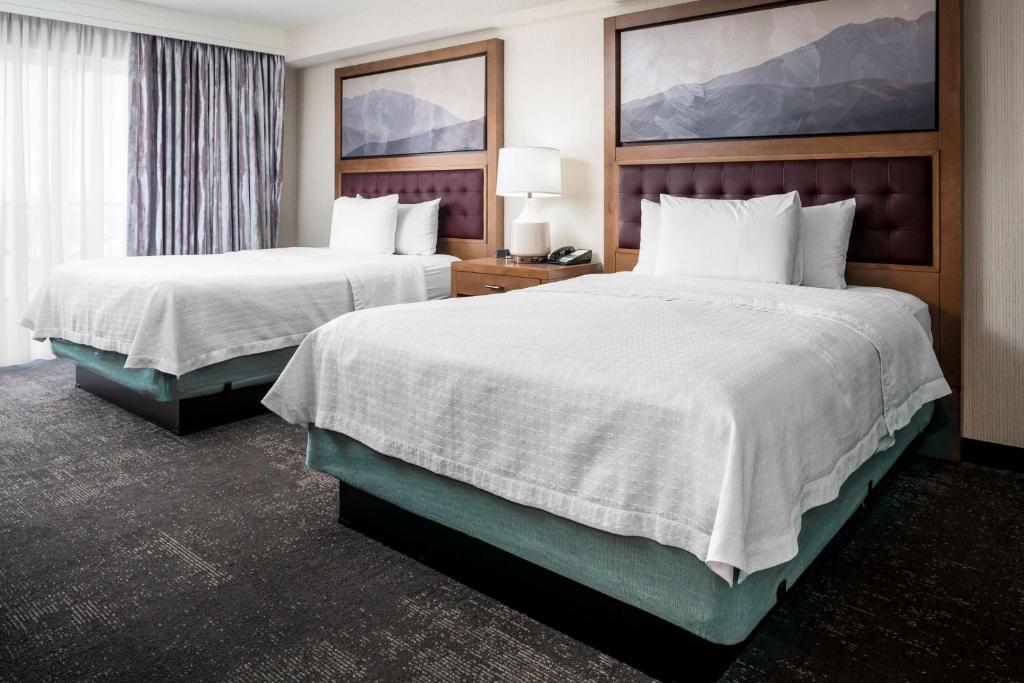 Homewood Suites by Hilton Salt Lake City Downtown - Suite Queen D'une Chambre Avec Deux Lits Queen