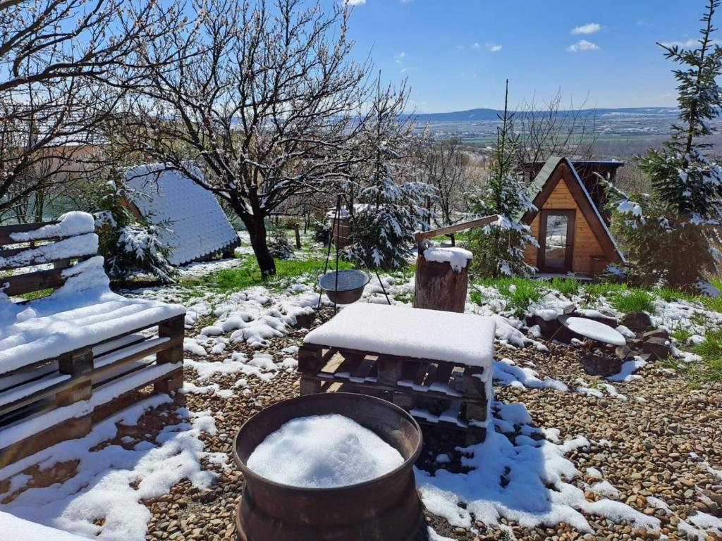 Příroda nedaleko luxury tent