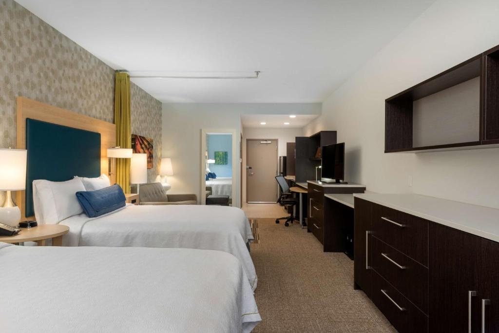 Home2 Suites by Hilton Charlotte University Research Park - Studio Suite Avec Deux Lits Queen
