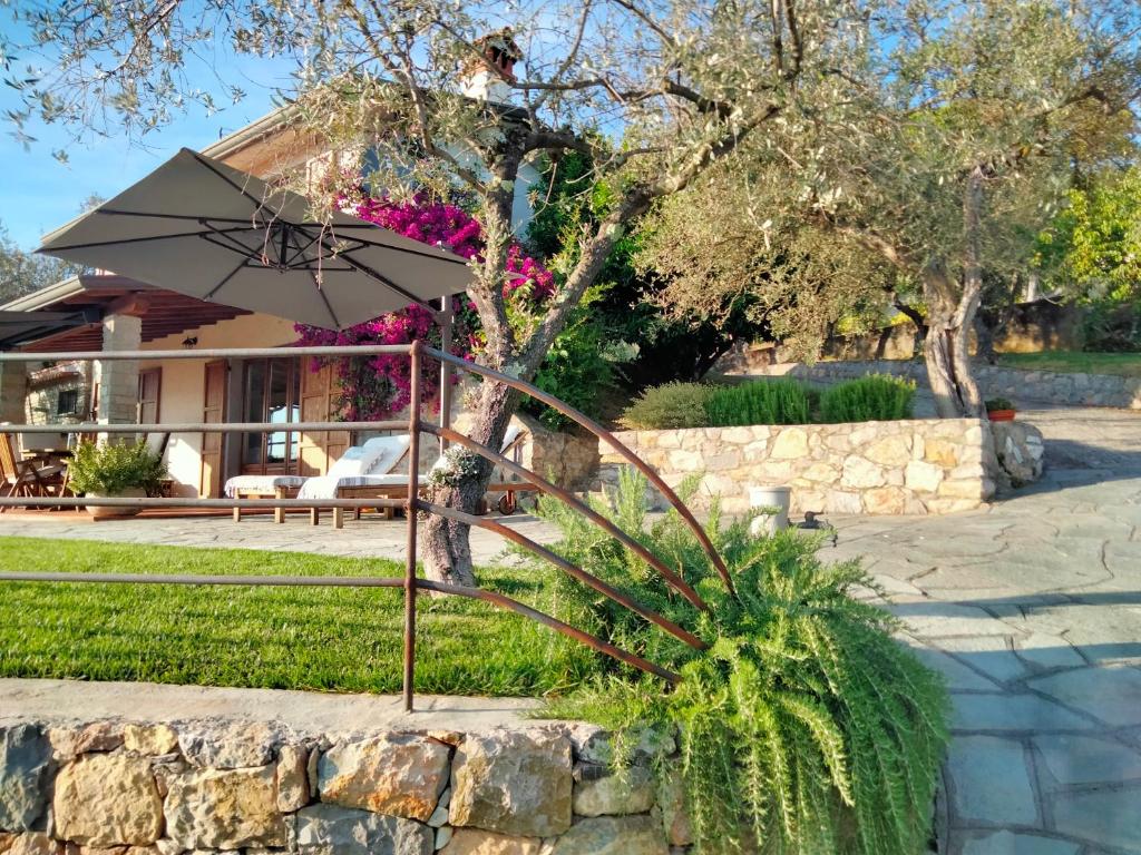 Zahrada ubytování A CASA DI OLIVO