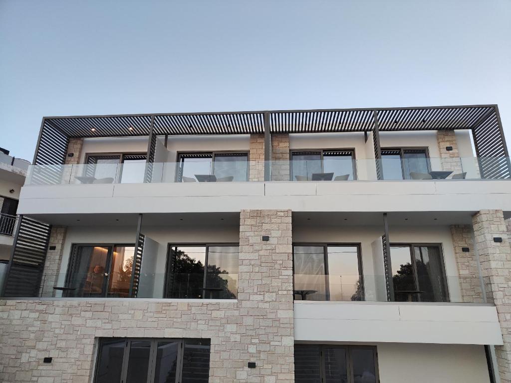 Balkón nebo terasa v ubytování Ammos Paleochora Hotel