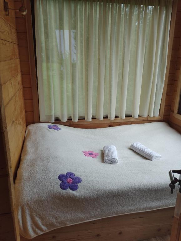 Кровать или кровати в номере SunHouse