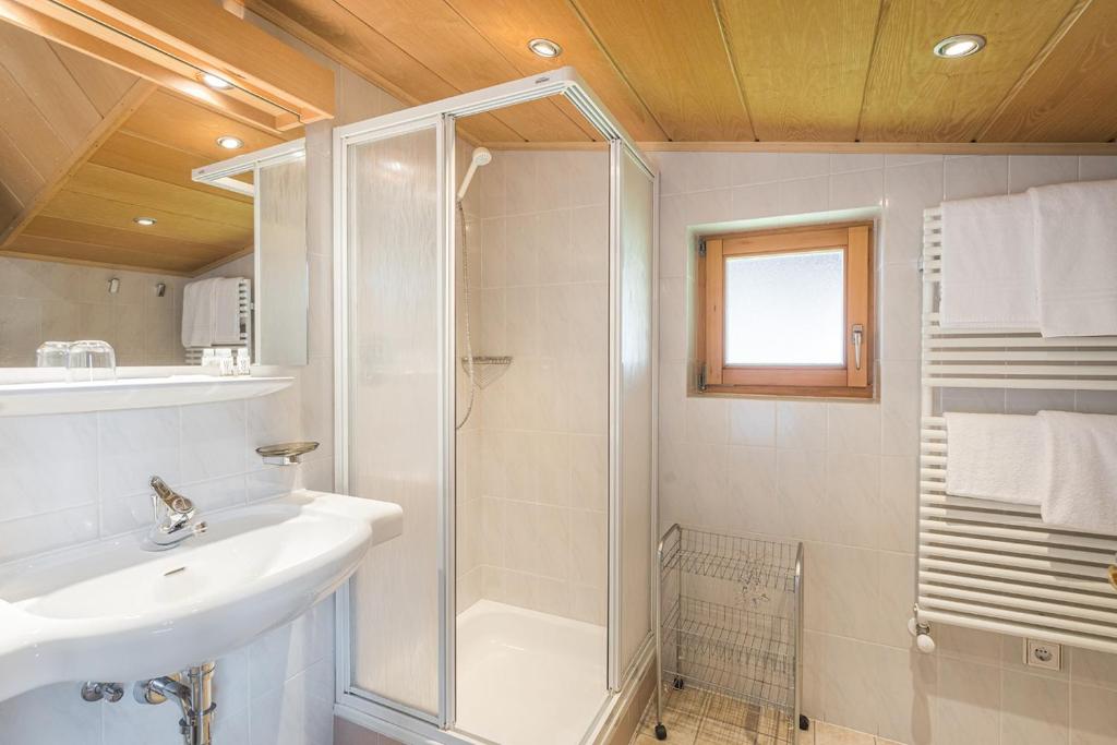 Koupelna v ubytování B&B Ciauceia