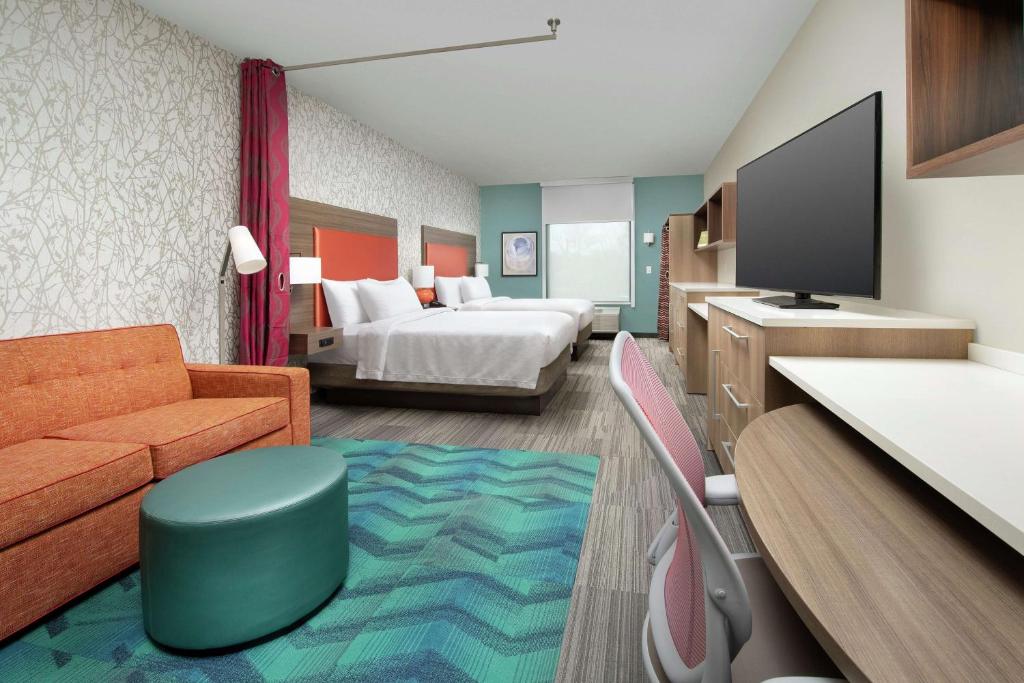 Postel nebo postele na pokoji v ubytování Home2 Suites By Hilton Edison