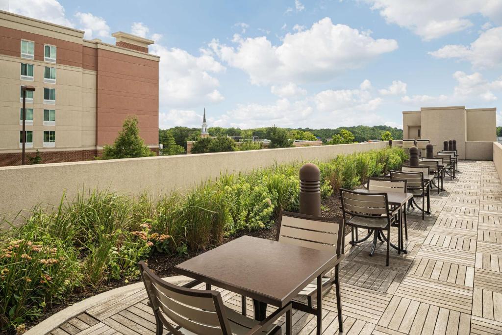 Balkón nebo terasa v ubytování Homewood Suites Springfield