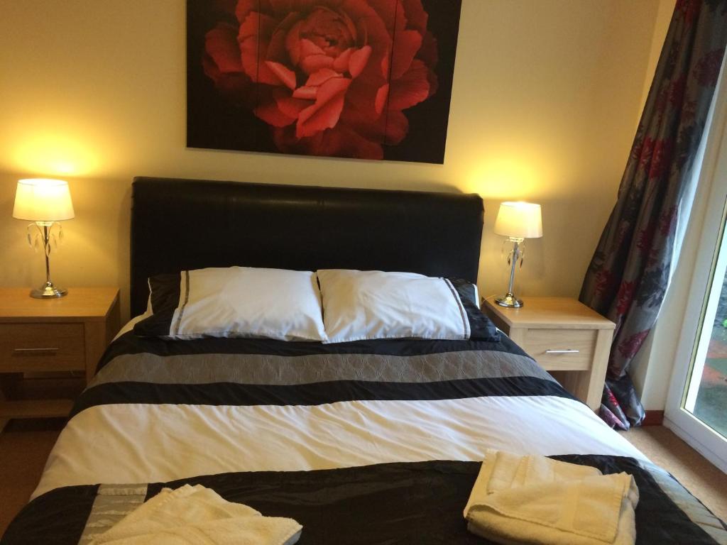 Ein Bett oder Betten in einem Zimmer der Unterkunft Glengorm Guest House