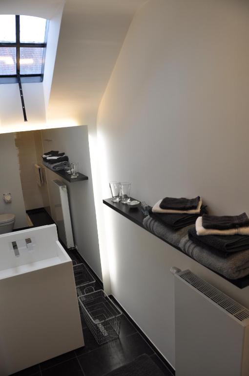 Kuchyň nebo kuchyňský kout v ubytování Guesthouse Villa Vauban