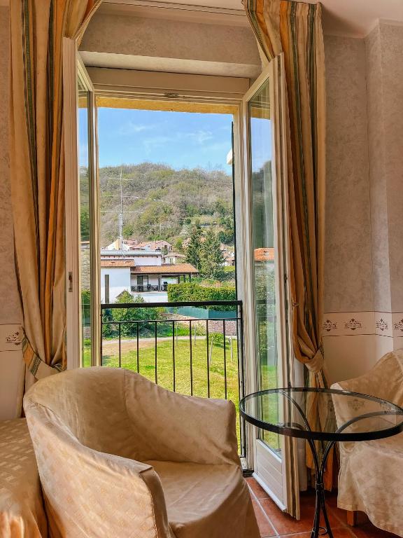 Widok na góry z tego hotelu