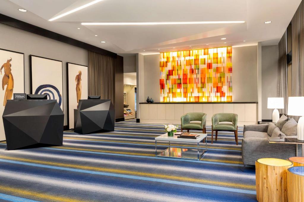 Posezení v ubytování Hilton Motif Seattle