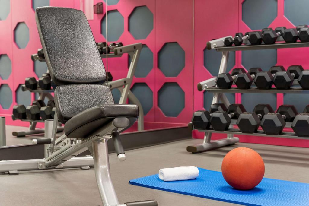 Fitness centrum a/nebo fitness zařízení v ubytování Hilton Motif Seattle
