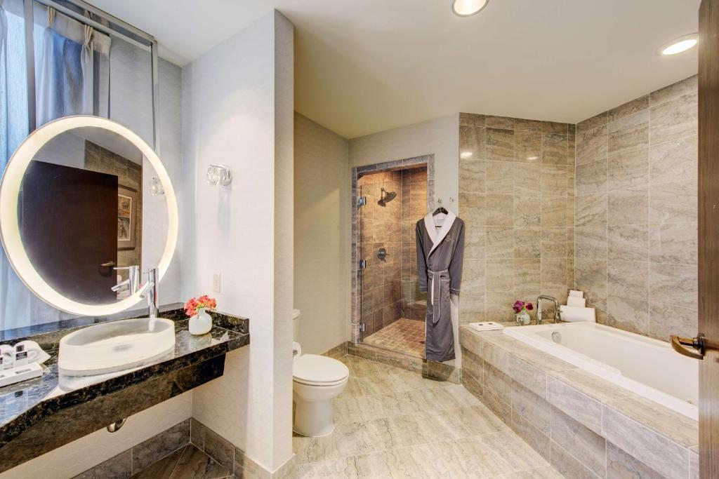 Koupelna v ubytování Hilton Motif Seattle