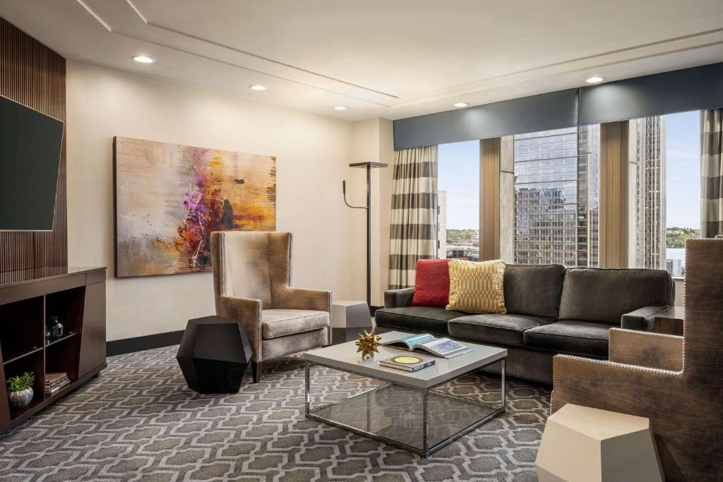 Posezení v ubytování Hilton Motif Seattle