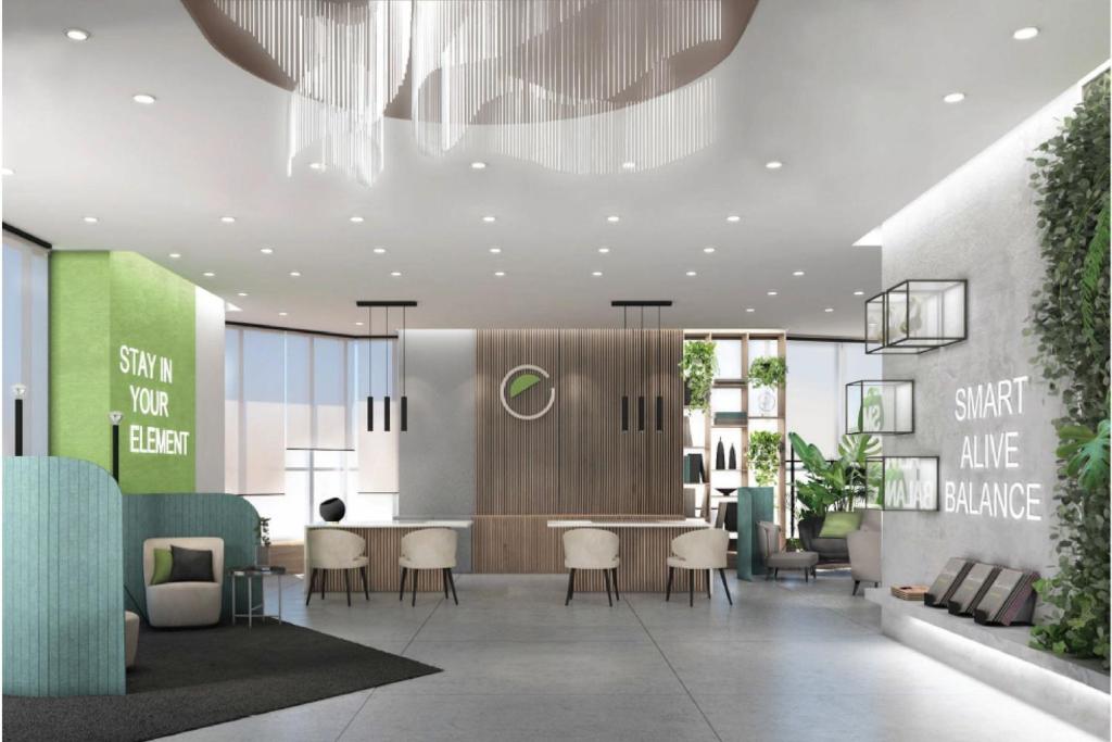Posezení v ubytování Element by Westin West Bay Doha