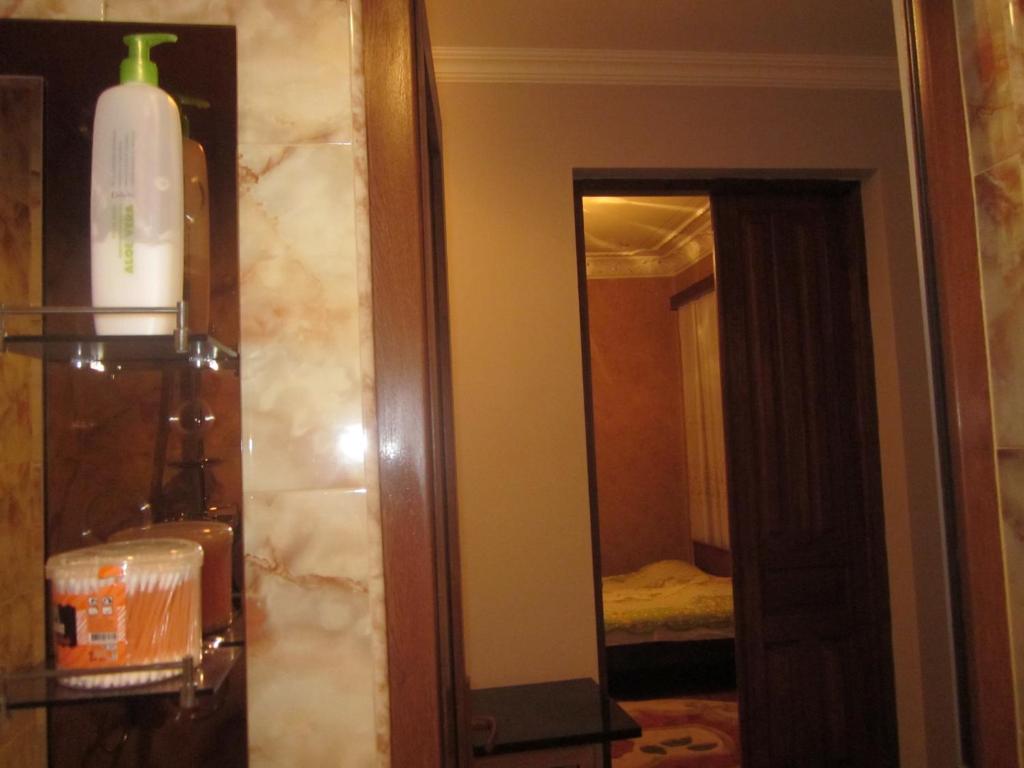 Koupelna v ubytování Guest House Ukimerioni