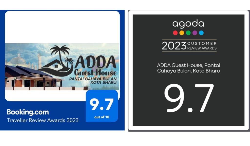 Certifikát, hodnocení, plakát nebo jiný dokument vystavený v ubytování ADDA Guest House