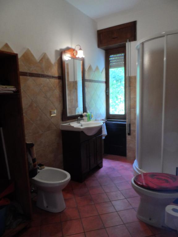 Koupelna v ubytování B&B Bella Vista