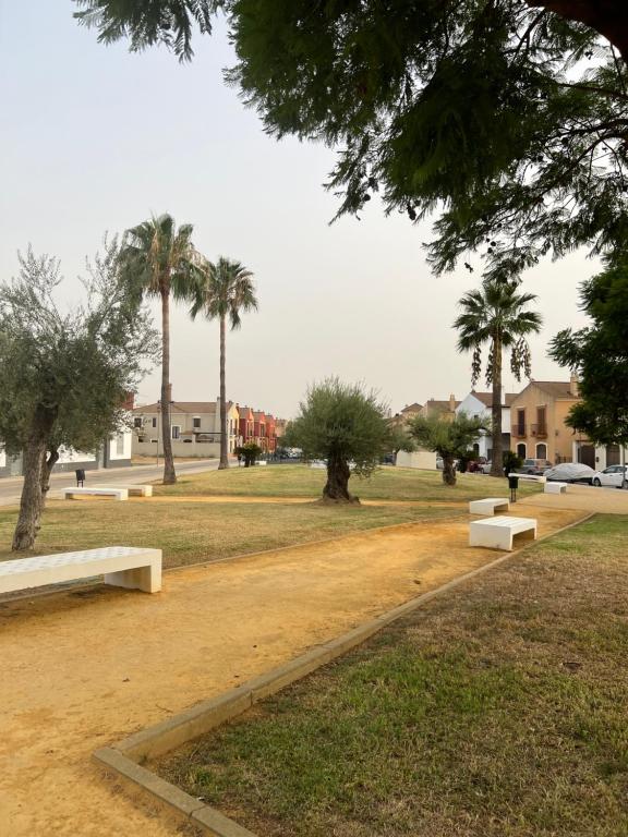 Zahrada ubytování Apartamentos Sevilla Deluxe Rosales