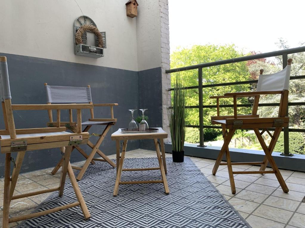Balkón nebo terasa v ubytování Apartment in Herentals near Tongerlo Abbey