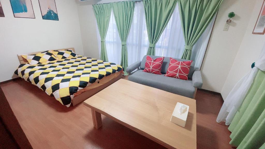 Ένα ή περισσότερα κρεβάτια σε δωμάτιο στο Happy house -405