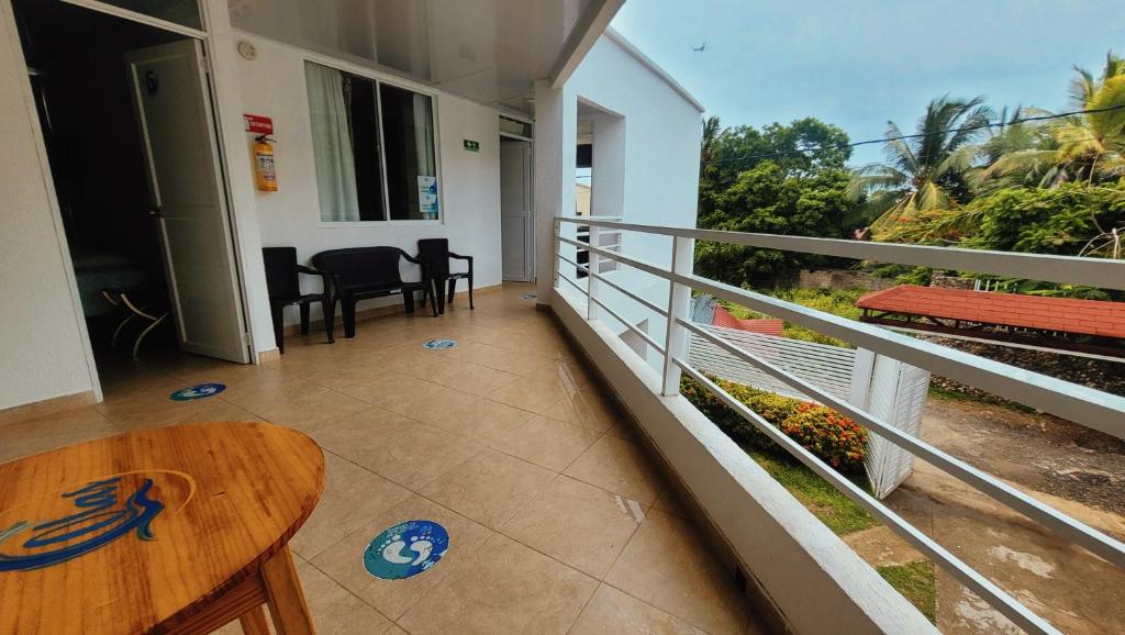 Balkón nebo terasa v ubytování Hotel Olas