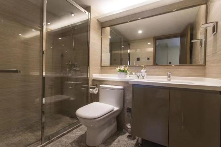 Koupelna v ubytování B T Miele Executive Apartment - Qianhai Square Shenzhen