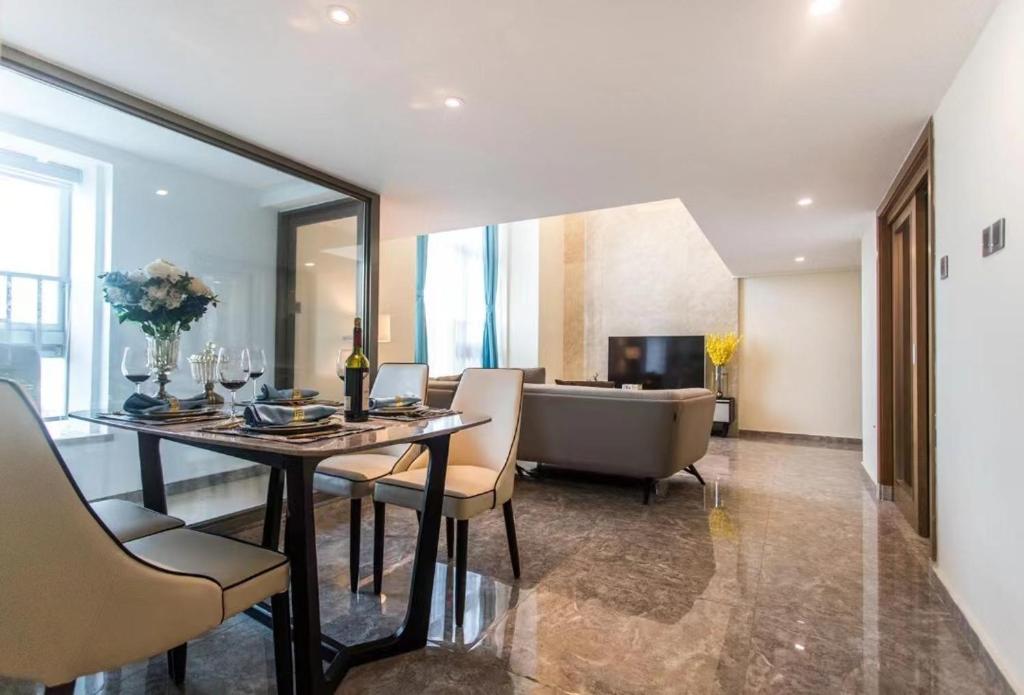 Posezení v ubytování B T Miele Executive Apartment - Qianhai Square Shenzhen