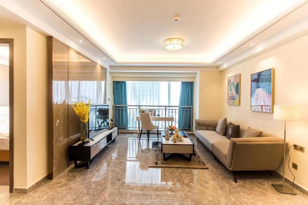 Posezení v ubytování B T Miele Executive Apartment - Qianhai Square Shenzhen