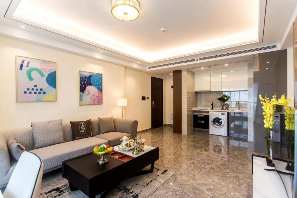 Posezení v ubytování B T Miele Executive Apartment - Qianhai Square Shenzhen