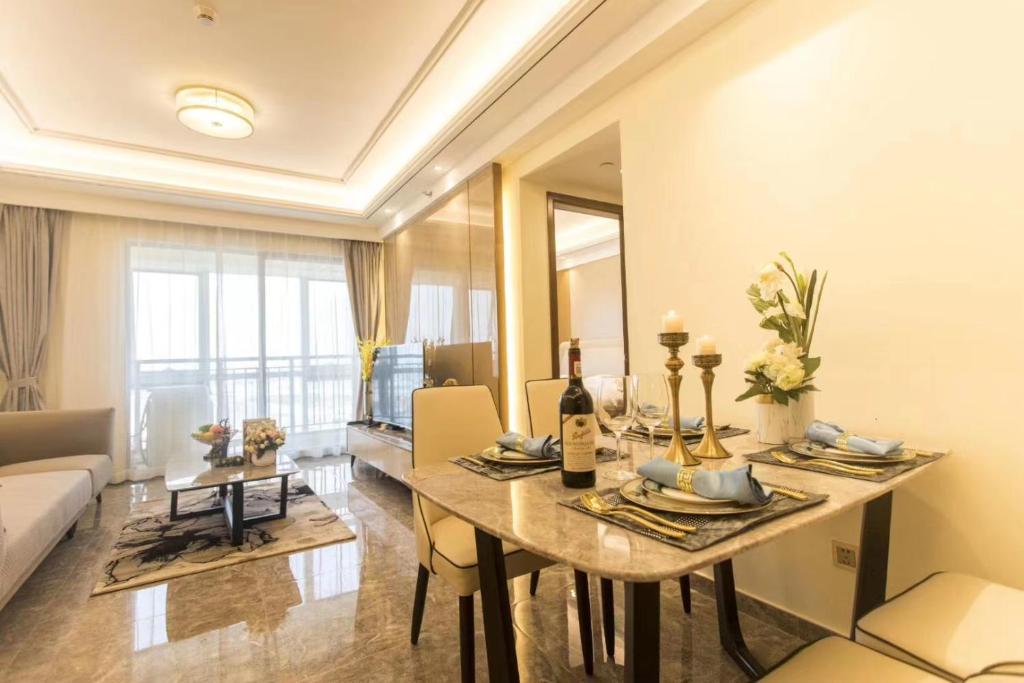 Posezení v ubytování B T Miele Executive Apartment - Qianhai Square Shenzhen