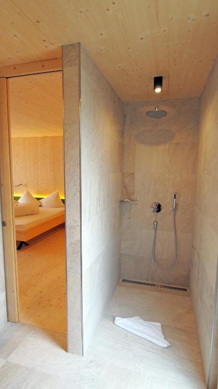 Koupelna v ubytování Hotel Obermoosburg