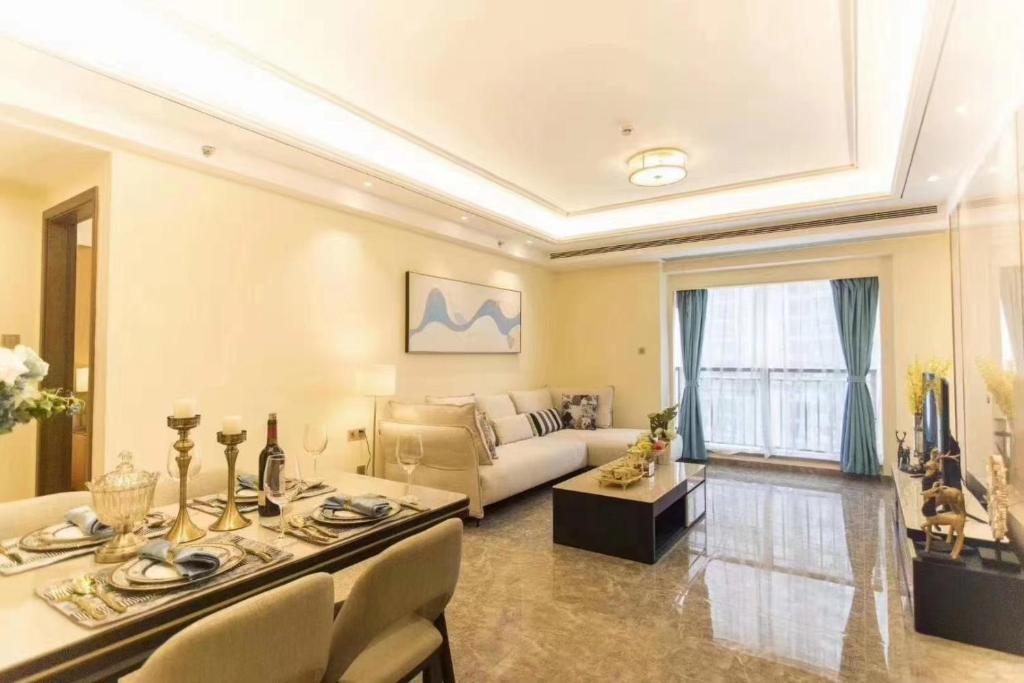 Posezení v ubytování B T Miele Executive Apartment - Qianhai Square Shenzhen