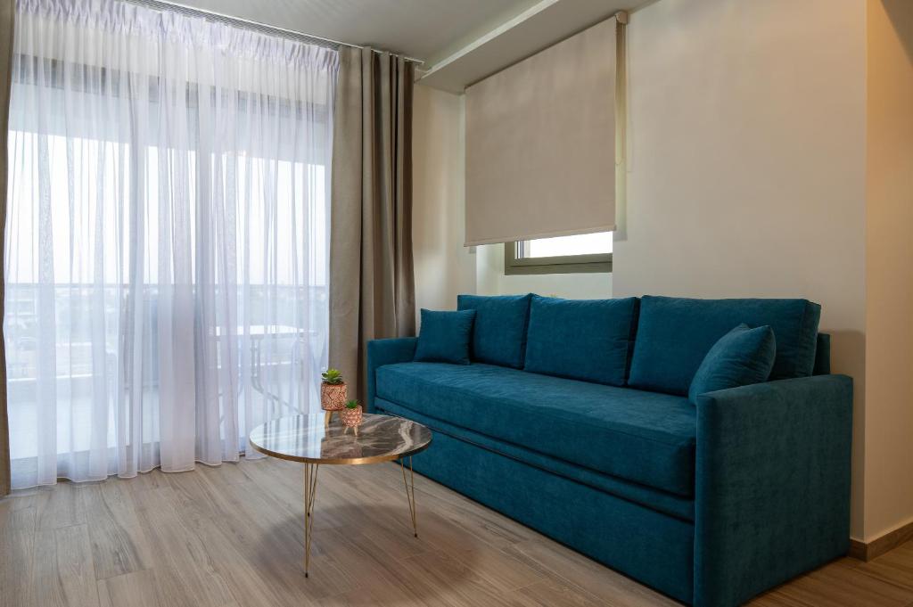 Posezení v ubytování Aetherion Studios & Suites