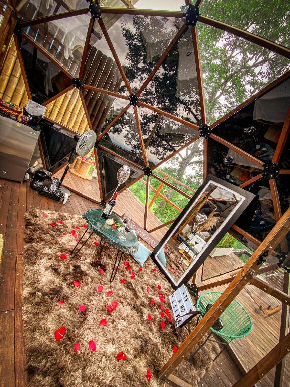Giardino di Happy Glamping Quindio - Tipo Domo Traslúcido