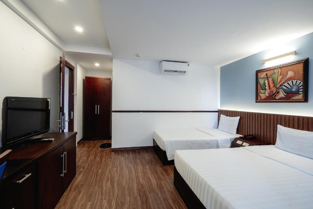 TV/trung tâm giải trí tại King Hotel