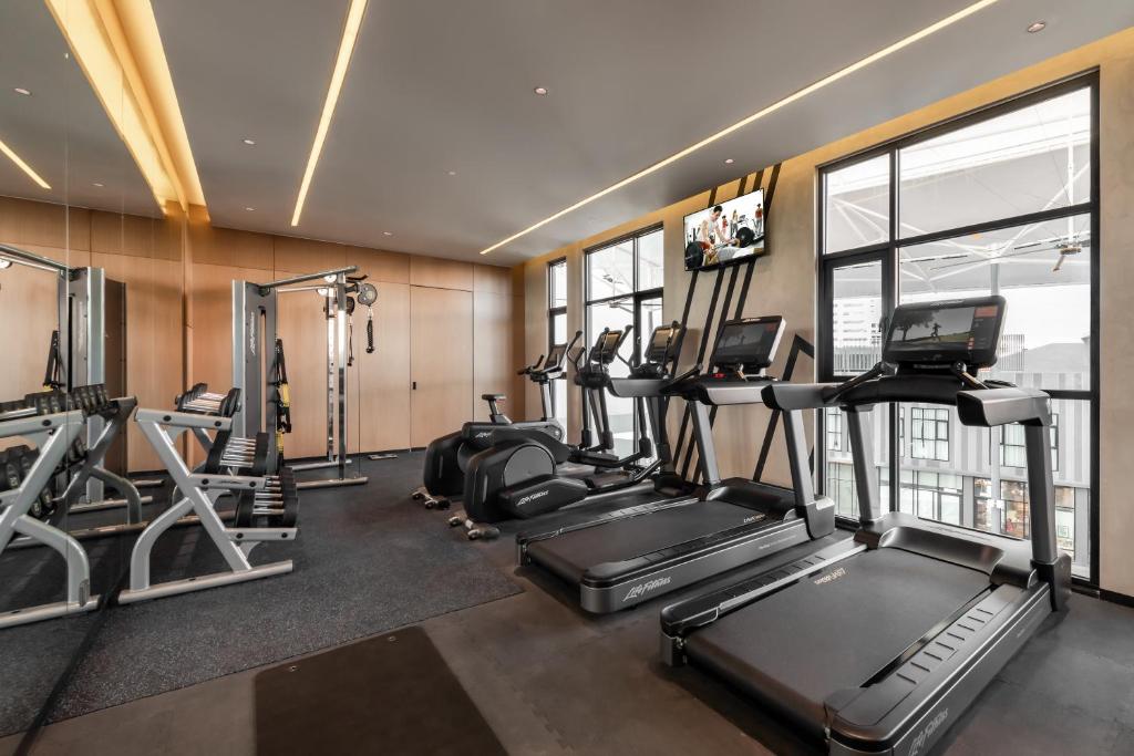 Fitness centrum a/nebo fitness zařízení v ubytování Citadines Connect Georgetown Penang