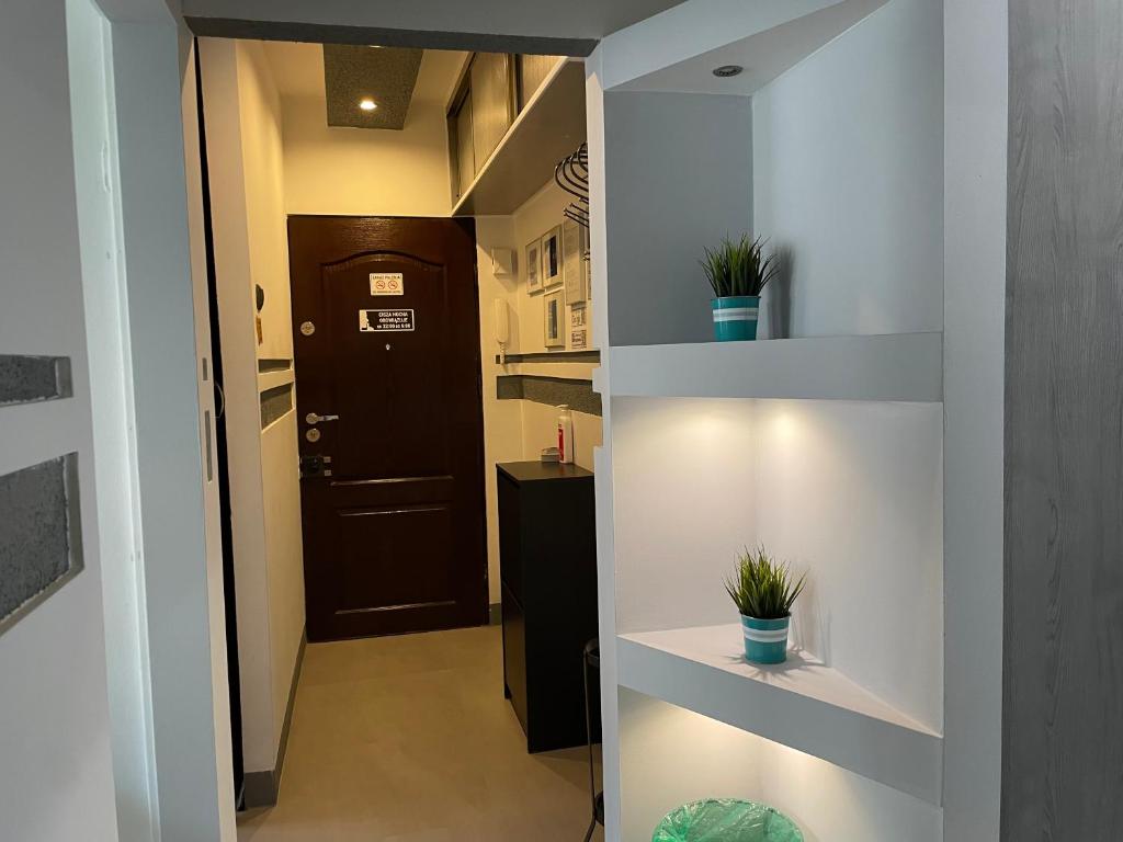 Kuchyňa alebo kuchynka v ubytovaní Apartament Gospodarcza