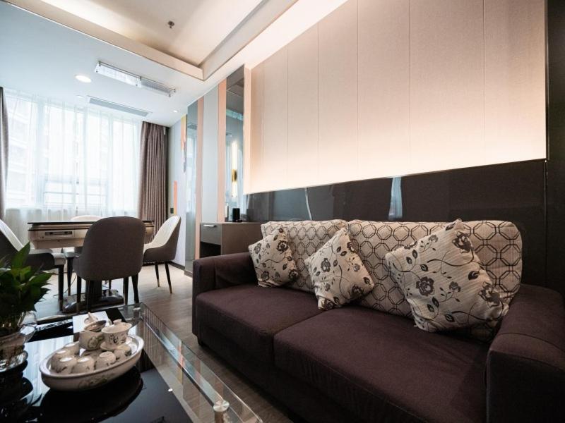 Khu vực ghế ngồi tại VX Hotel Nanning Chaoyang Plaza Nanhu Park