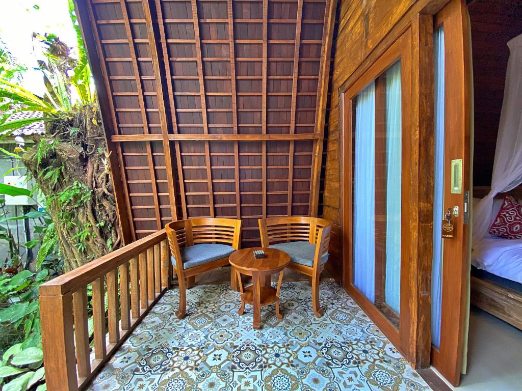 Balkón nebo terasa v ubytování Uma Linggah Resort by Puri Signatures