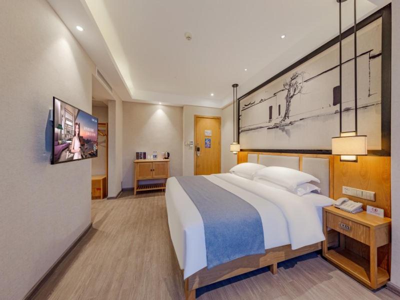 GreenTree Eastern Hotel Jiaxing Haining Leather City Nanguanxiang - Habitación Doble Oriental Sin Ventana
