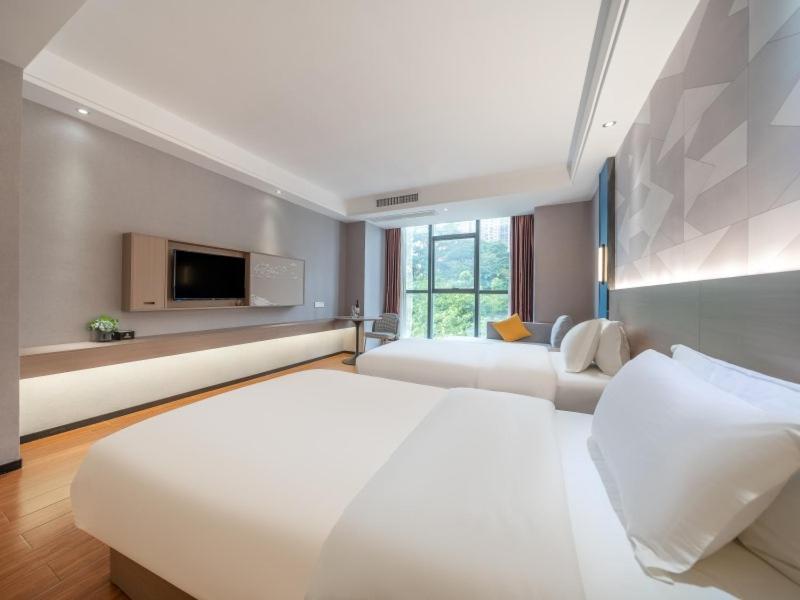 GreenTree Inn Yulin Hongjin Markey Yide - 高级双人间