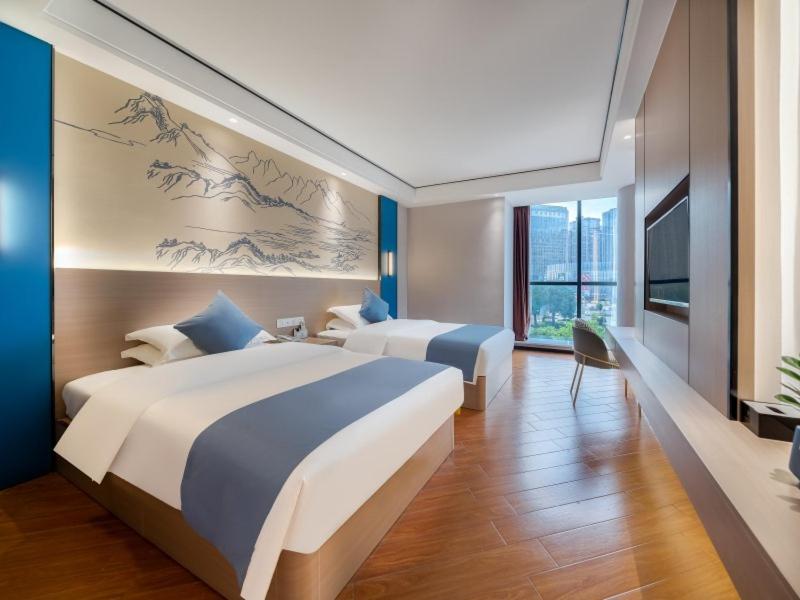 GreenTree Inn Yulin Hongjin Markey Yide - 套房有视线