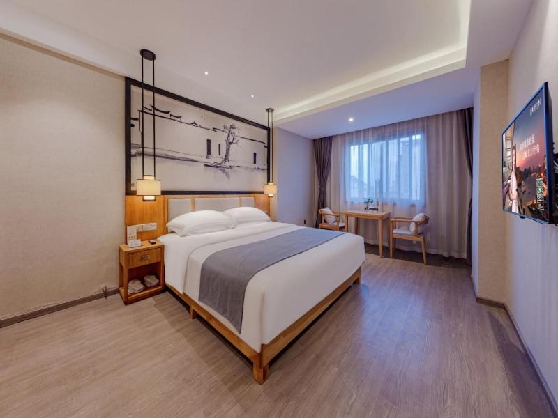 GreenTree Eastern Hotel Jiaxing Haining Leather City Nanguanxiang - Habitación Doble Oriental