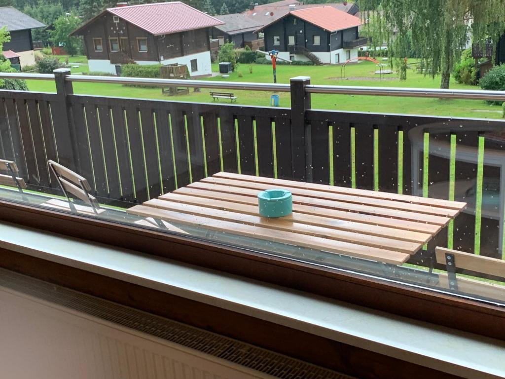 Balkón nebo terasa v ubytování Einfach wohlfühlen